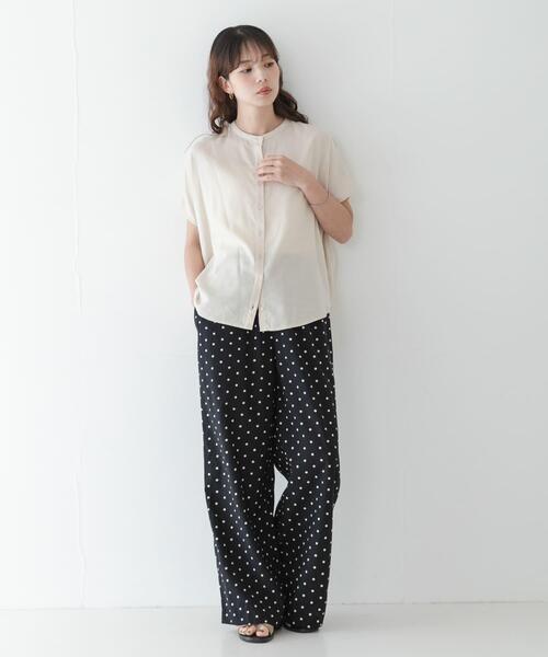 URBAN RESEARCH Sonny Label(アーバンリサーチサニーレーベル)の「リネン混コクーンフレンチブラウス(シャツ/ブラウス・レディース・ホワイト系その他/ブラック/ブルー・FREE)」の7枚目の写真