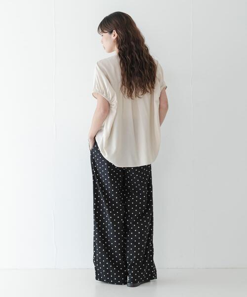 URBAN RESEARCH Sonny Label(アーバンリサーチサニーレーベル)の「リネン混コクーンフレンチブラウス(シャツ/ブラウス・レディース・ホワイト系その他/ブラック/ブルー・FREE)」の8枚目の写真
