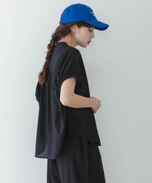 URBAN RESEARCH Sonny Label(アーバンリサーチサニーレーベル)の「リネン混コクーンフレンチブラウス(シャツ/ブラウス・レディース・ホワイト系その他/ブラック/ブルー・FREE)」の15枚目の写真