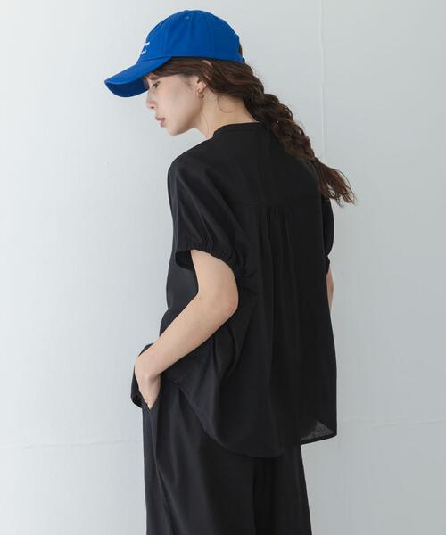 URBAN RESEARCH Sonny Label(アーバンリサーチサニーレーベル)の「リネン混コクーンフレンチブラウス(シャツ/ブラウス・レディース・ホワイト系その他/ブラック/ブルー・FREE)」の16枚目の写真