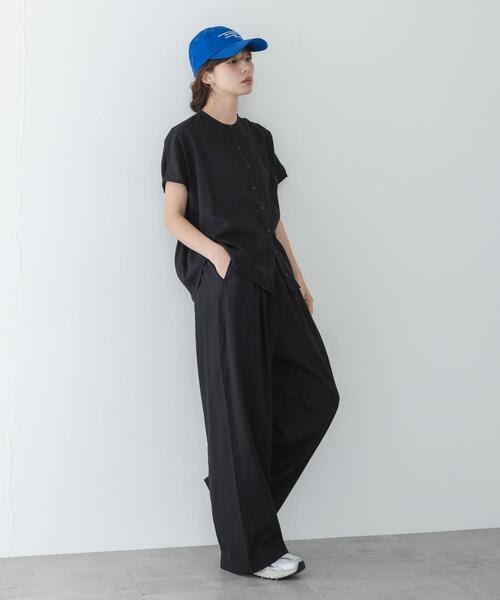 URBAN RESEARCH Sonny Label(アーバンリサーチサニーレーベル)の「リネン混コクーンフレンチブラウス(シャツ/ブラウス・レディース・ホワイト系その他/ブラック/ブルー・FREE)」の19枚目の写真