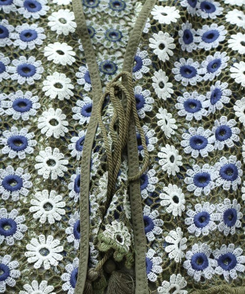 yuni(ユニ )の「多色flower lace cardigan jacket(シャツ/ブラウス・レディース・ブラック/グリーン・FREE)」の11枚目の写真