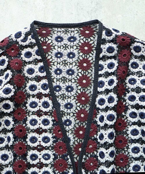 yuni(ユニ )の「多色flower lace cardigan jacket(シャツ/ブラウス・レディース・ブラック/グリーン・FREE)」の15枚目の写真
