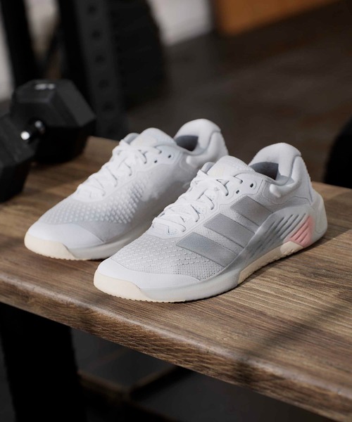 adidas(アディダス)の「ドロップセット 4 トレーニング / Dropset 4 Training / アディダス adidas(スニーカー・レディース・ホワイト・22.0cm/22.5cm/23.5cm/23.0cm/26.0cm/25.5cm/24.0cm/24.5cm/25.0cm)」の2枚目の写真