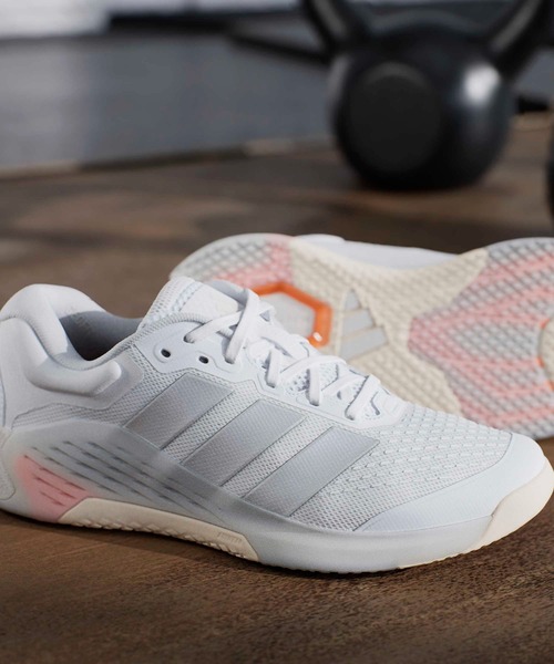adidas(アディダス)の「ドロップセット 4 トレーニング / Dropset 4 Training / アディダス adidas(スニーカー・レディース・ホワイト・22.0cm/22.5cm/23.5cm/23.0cm/26.0cm/25.5cm/24.0cm/24.5cm/25.0cm)」の3枚目の写真