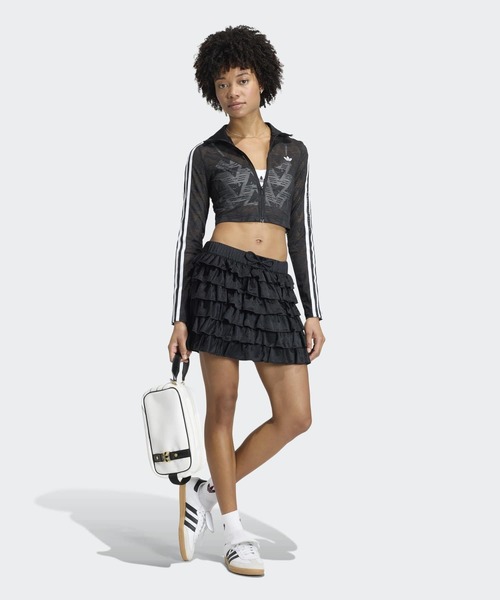 adidas(アディダス)の「ファイヤーバード クラシック レース トラックトップ / ジャージ / トラックジャケット / アディダスオリジナルス adidas Originals(ジャージ・レディース・ブラック・XX-LARGE/LARGE/MEDIUM/SMALL/X-LARGE)」の7枚目の写真