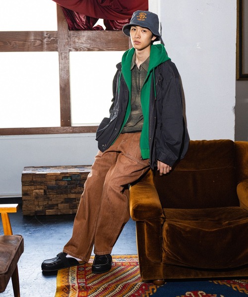 niko and...(ニコアンド)の「フェイクレイヤードモッズコート(モッズコート・メンズ・ネイビー/ベージュ・MEDIUM/LARGE)」の8枚目の写真