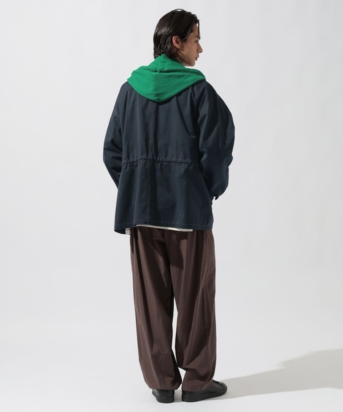 niko and...(ニコアンド)の「フェイクレイヤードモッズコート(モッズコート・メンズ・ネイビー/ベージュ・MEDIUM/LARGE)」の18枚目の写真