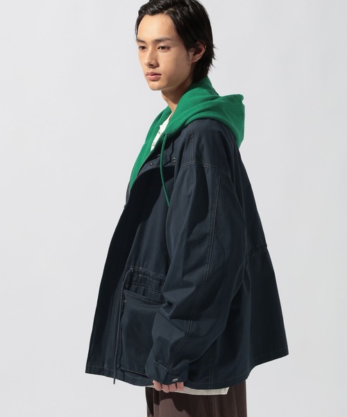 niko and...(ニコアンド)の「フェイクレイヤードモッズコート(モッズコート・メンズ・ネイビー/ベージュ・MEDIUM/LARGE)」の20枚目の写真