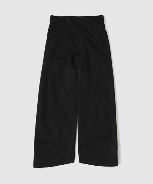 YUKI HASHIMOTO(ユウキハシモト)の「YUKI HASHIMOTO / ユウキハシモト TWISTED WORK PANTS(スラックス・メンズ・ブラック/チャコールグレー・46/44)」の1枚目の写真