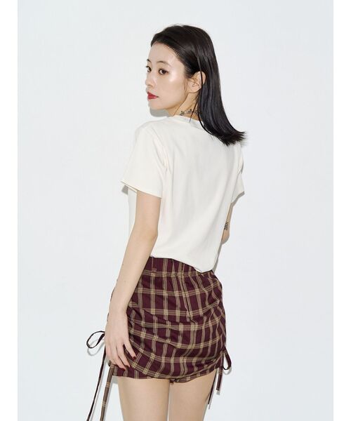 jouetie(ジュエティ)の「ロゴフィットTシャツ(Tシャツ/カットソー・レディース・ブラック/オフホワイト/イエロー・FREE)」の7枚目の写真