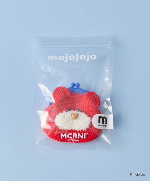 BIRTHDAY BAR(バースデイバー)の「【mojojojo×macaroni edge】毛糸のがま口ポーチ(ポーチ・レディース・イエロー/ブルー/ピンク/レッド/ホワイト・0)」の14枚目の写真