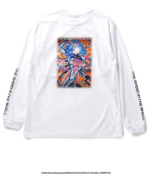 narifuri（ナリフリ）の「narifuri × 攻殻機動隊 THE GHOST IN THE SHELL ドライロングTシャツ（Tシャツ/カットソー・メンズ・ブラック/ホワイト/カーキ・SMALL/MEDIUM/LARGE/X-LARGE）」の7枚目の写真
