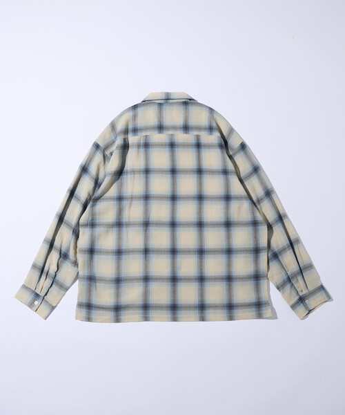 FREAK'S STORE(フリークスストア)の「リラックスフィット シアー オンブレチェックシャツ/オープンカラーシャツ(シャツ/ブラウス・メンズ・ブラック/ブラウン/オフホワイト・MEDIUM/LARGE)」の14枚目の写真