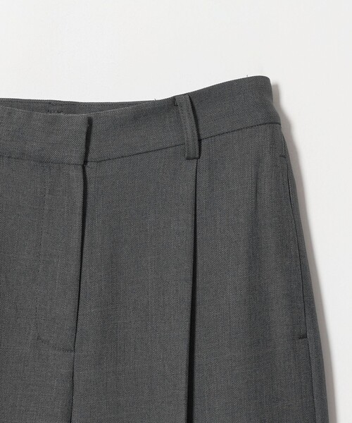 A DAY IN THE LIFE UNITED ARROWS(アデイインザライフユナイテッドアローズ)の「ウールライク タックワイドパンツ-ウォッシャブル- <A DAY IN THE LIFE>(その他パンツ・レディース・ダークグレー/ベージュ/ネイビー・M/S)」の20枚目の写真