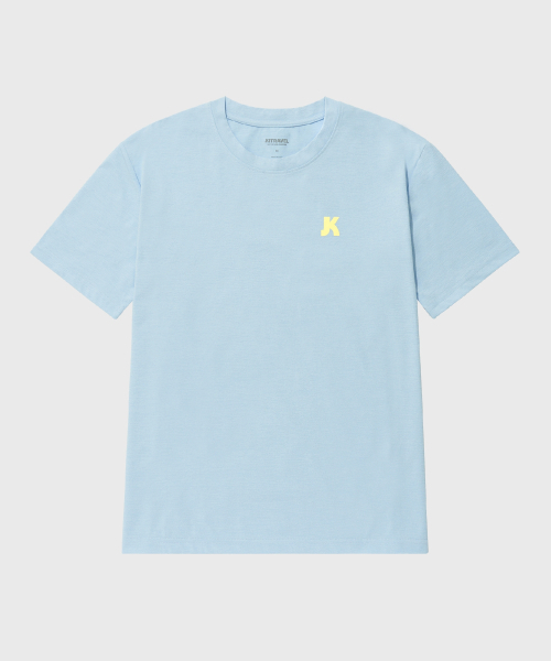 KITRAVEL(キートラベル)の「サンドル ワーキング K シンボルティ (スカイブルー)(Tシャツ/カットソー・レディース・その他・LARGE/SMALL/MEDIUM)」の1枚目の写真