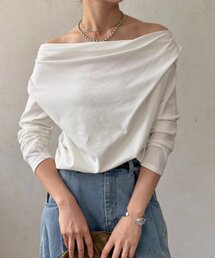 DouDou | ドレープロンTEE(Tシャツ/カットソー)