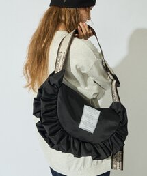 【THEATRE PRODUCTS別注】ツイルフリルハーフムーンショルダーバッグ