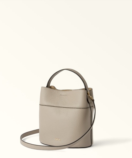 FURLA(フルラ)の「フルラ アメリア(Furla Amelia) ミニ バケットバッグ(ハンドバッグ・レディース・ブラック/バーガンディー/サンドベージュ・ONE SIZE)」の7枚目の写真