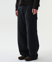 DIVEIN（ダイブイン）の「WASHED FATIGUE CARPENTER PANTS (BLACK)（その他パンツ）」