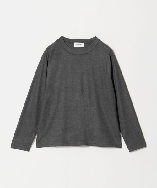 BEAUTY&YOUTH UNITED ARROWS(ビューティーアンドユースユナイテッドアローズ)の「毛 ロングスリーブ プルオーバー(Tシャツ/カットソー・レディース・ダークグレー/ライトグレー/ネイビー・FREE)」の2枚目の写真