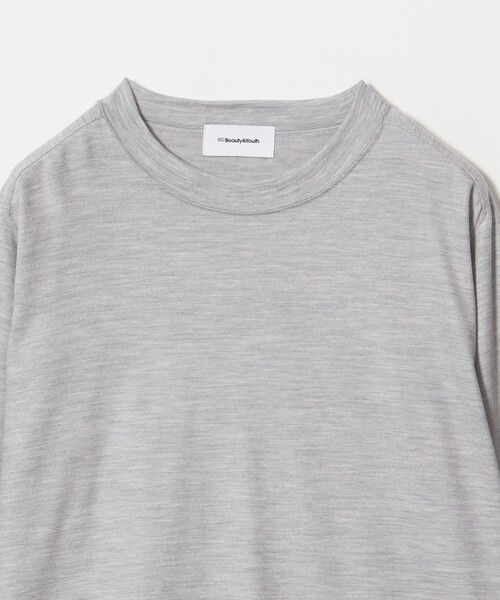 BEAUTY&YOUTH UNITED ARROWS(ビューティーアンドユースユナイテッドアローズ)の「毛 ロングスリーブ プルオーバー(Tシャツ/カットソー・レディース・ダークグレー/ライトグレー/ネイビー・FREE)」の8枚目の写真