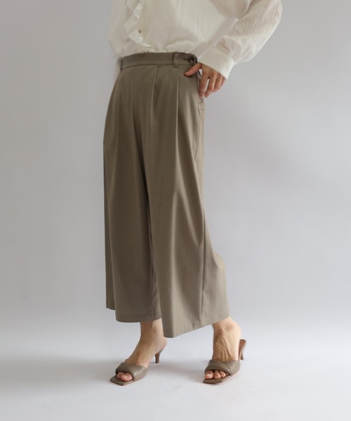 etre relie(エトレリー)の「アサレチックワイドパンツ(その他パンツ・レディース・ライトグレー/ブラック/グレイッシュベージュ・MEDIUM/SMALL)」の11枚目の写真