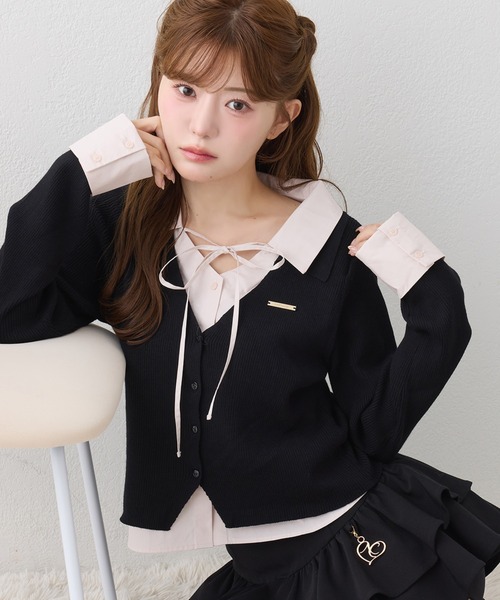 お気に入り8万件突破！【12色展開】プチハイネックリブニット（ニット