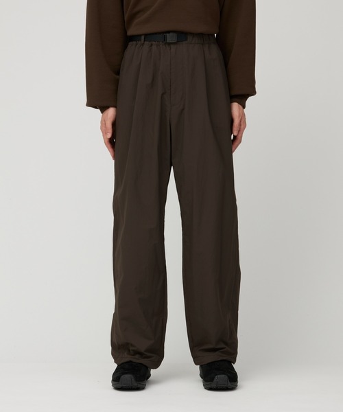 Snow Peak(スノーピーク)の「Snow Peak / Nylon Double Rip Pants ナイロン ダブルリップ パンツ(その他パンツ・メンズ・ダークブラウン/ブラック/ライトブルー・S/M/L/XL)」の2枚目の写真
