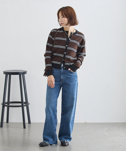 journal standard L'essage(ジャーナルスタンダードレサージュ)の「《/手洗い可》CASHWOOLエクストラファインメリノ カーディガン(カーディガン/ボレロ・レディース・チャコールグレー/レッド/ブラウン・FREE)」の5枚目の写真