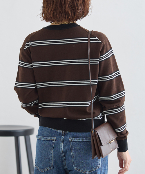 journal standard L'essage(ジャーナルスタンダードレサージュ)の「《/手洗い可》CASHWOOLエクストラファインメリノ カーディガン(カーディガン/ボレロ・レディース・チャコールグレー/レッド/ブラウン・FREE)」の14枚目の写真