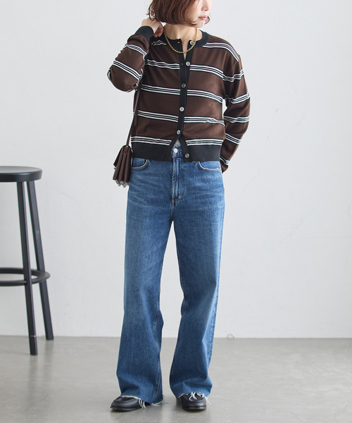 journal standard L'essage(ジャーナルスタンダードレサージュ)の「《/手洗い可》CASHWOOLエクストラファインメリノ カーディガン(カーディガン/ボレロ・レディース・チャコールグレー/レッド/ブラウン・FREE)」の15枚目の写真