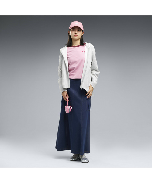 PUMA(プーマ)の「PUMA プーマ ウィメンズ ESS エレベーテッド MX フルジップ フーディ DK(ジャージ・レディース・ライトグレー/ブラック・MEDIUM/LARGE/X-LARGE)」の13枚目の写真
