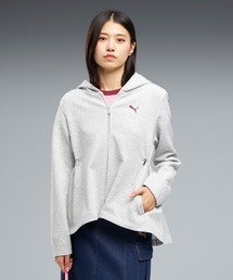 PUMA プーマ ウィメンズ ESS エレベーテッド MX フルジップ フーディ DK