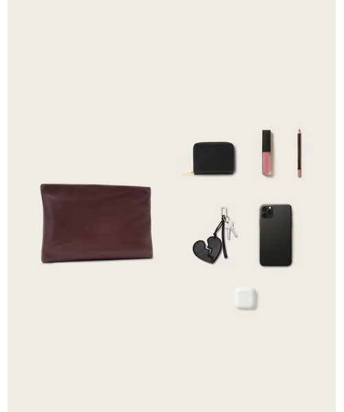 ALLSAINTS（オールセインツ）の「BETTINA CLUTCH（クラッチバッグ・レディース・レッド系その他・ONE SIZE）」の7枚目の写真