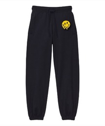 Ol' Basics（オールベーシックス）の「NOBOUND（ノーバウンド） スウェットパンツ メルティングフェイス イラスト ワンポイント プリント 裾シャーリング セミルーズシルエット 10.0オンス 裏毛 メンズ ストリート（スウェットパンツ）」