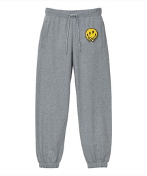 Ol' Basics（オールベーシックス）の「NOBOUND（ノーバウンド） スウェットパンツ メルティングフェイス イラスト ワンポイント プリント 裾シャーリング セミルーズシルエット 10.0オンス 裏毛 メンズ ストリート（スウェットパンツ）」