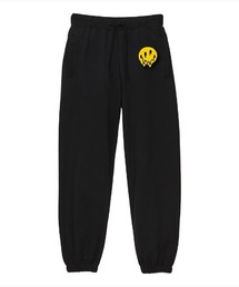 Ol' Basics（オールベーシックス）の「NOBOUND（ノーバウンド） スウェットパンツ メルティングフェイス イラスト ワンポイント プリント 裾シャーリング セミルーズシルエット 10.0オンス 裏毛 メンズ ストリート（スウェットパンツ）」