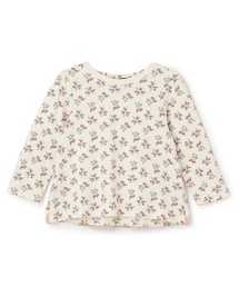 petit main（プティマイン）の「【オーガニック】ペプラム長袖T（Tシャツ/カットソー）」