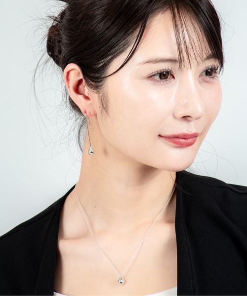 RAGBAG STUDIO(ラグバッグストゥディオズ)の「【RagBag/ラグバッグ】シルバー ピアス Datura Long Drop Earrings(ピアス(両耳用)・レディース・シルバー・FREE)」の2枚目の写真