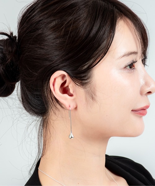 RAGBAG STUDIO(ラグバッグストゥディオズ)の「【RagBag/ラグバッグ】シルバー ピアス Datura Long Drop Earrings(ピアス(両耳用)・レディース・シルバー・FREE)」の6枚目の写真