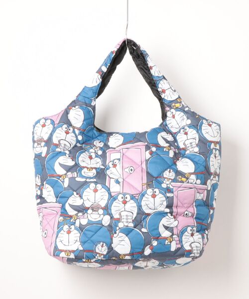 sanrio(サンリオ)の「I'm Doraemon 中綿キルティングトート(トートバッグ・レディース・グレー/ブラック・FREE)」の6枚目の写真