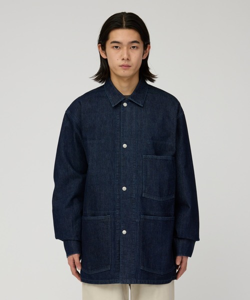 Snow Peak(スノーピーク)の「Snow Peak / TAKIBI Denim Jacket 焚火 デニムジャケット(デニムジャケット・メンズ・インディゴブルー・M/S)」の1枚目の写真