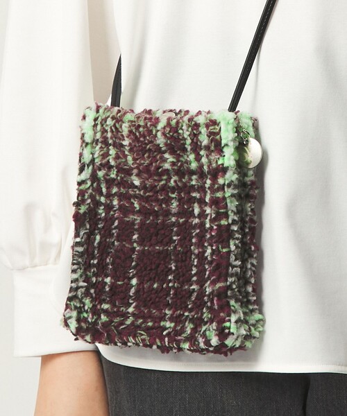 SY UNITED ARROWS(シーユナイテッドアローズ)の「<SY>スクエア ボアショルダーパターン(ショルダーバッグ・レディース・その他2/その他1・FREE)」の1枚目の写真