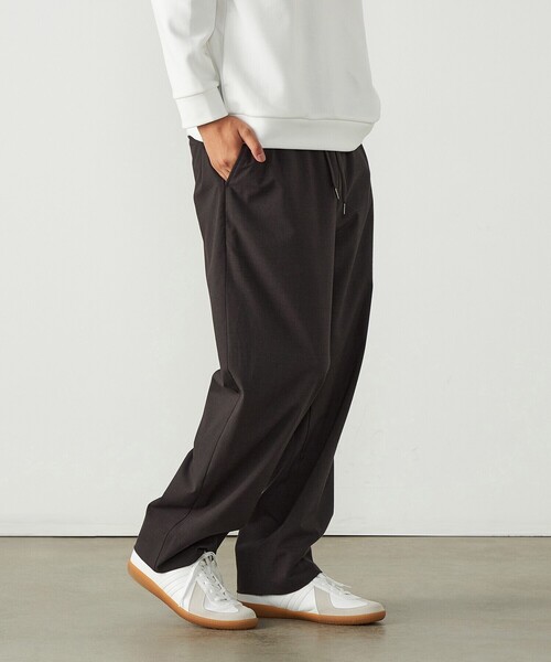 COMME CA ISM(コムサイズム)の「ウールライク グレンチェックリラックスワイドパンツ(その他パンツ・メンズ・ダークブラウン/ネイビー・L/S/M)」の13枚目の写真