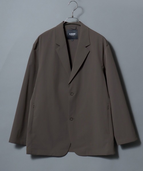 ANPAS(アンパス)の「FLEX360° Relaxed 2-Button Tailored Jacket /<セットアップ可>フレックス360° リラックス 2B テーラードジャケット メンズ ビジカジ メンズ スーツ アウター <S~LLサイズ>(テーラードジャケット・メンズ・ブラウン/ネイビー/ブラック・LL/L/M/S)」の9枚目の写真