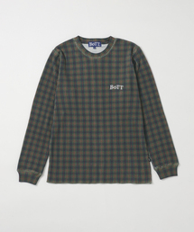 BOTT（ボット）の「BoTT / ボット CHECK THERMAL（Tシャツ/カットソー）」