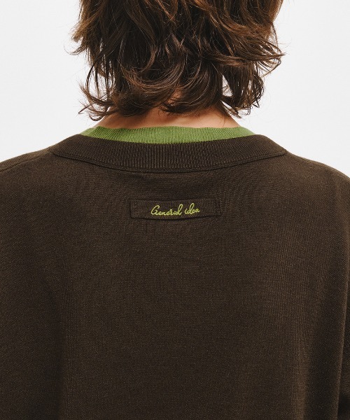 GENERAL IDEA(ジェネラルアイデア)の「【GENERAL IDEA】ダブルレイヤードクルーネックカーディガン / DOUBLE LAYERED CREW NECK CARDIGAN(カーディガン/ボレロ・レディース・ブラック/グレー/ダークブラウン・L/M/S)」の17枚目の写真