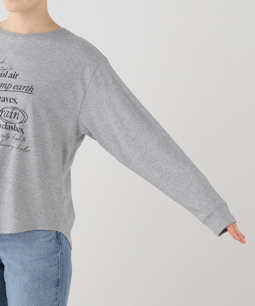 FRAMeWORK（フレームワーク）の「プリントロンTEE（Tシャツ/カットソー・レディース・チャコールグレー/ベージュ/ホワイト・FREE）」の16枚目の写真