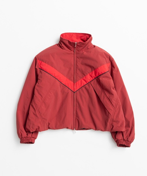 PRANK PROJECT(プランクプロジェクト)の「【2026Winter Pre-Order】パデッドウィンドブレーカー / Padded Windbreaker(ナイロンジャケット・レディース・レッド/ベージュ/ブラック・FREE)」の15枚目の写真